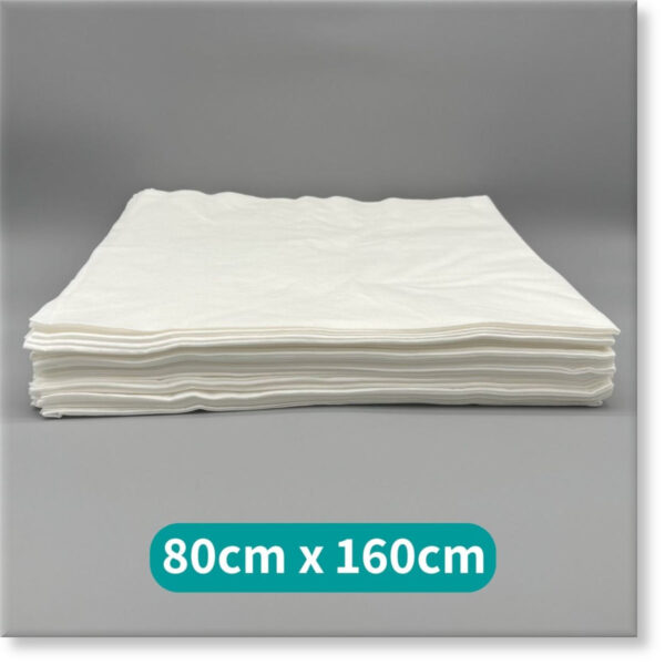 Tunika Disposable Spa Towels 80cm x 160cm - White 100/Case £90.00 inc VAT