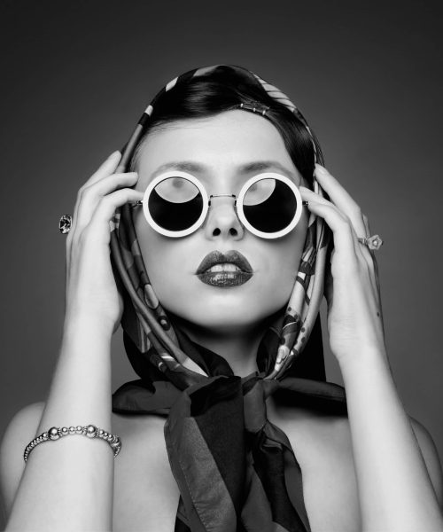 The,Square,Image,Of,A,Girl,In,Retro,Handkerchief